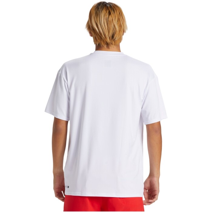 2024 Quiksilver Mens DNA Rushed Logo Surf Tee AQYWR03190 - White